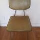 Vintage Hauser metal and skai chair
