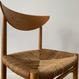Set of 8 oak dining chairs model 316 by Peter Hvidt & Orla Mølgaard Nielsen for Søborg Mobler