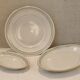 3 antique dishes SFP porcelain France