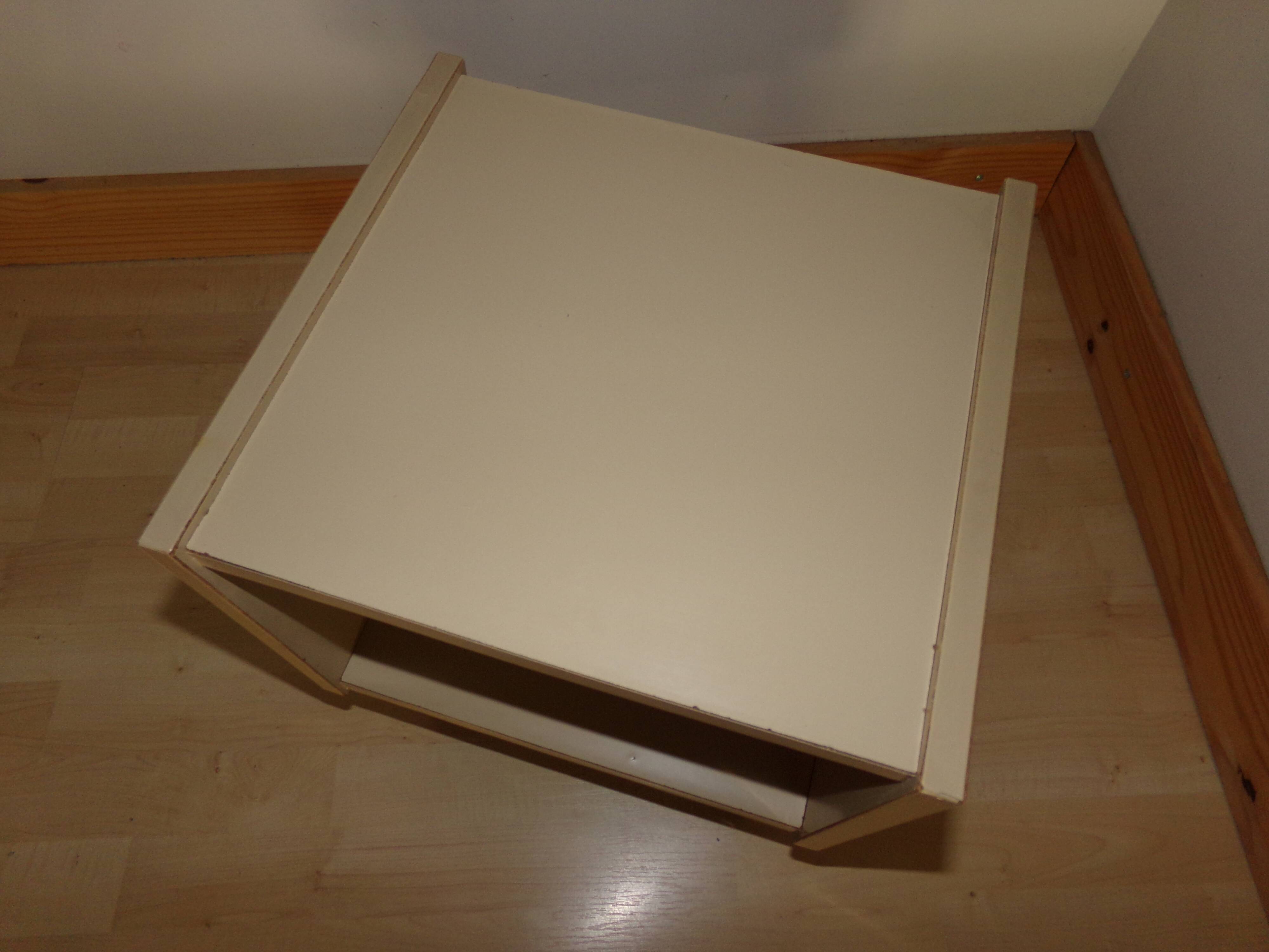 Boarding school bedside in formica
