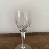 Verres à apéritif/digestif en cristal ciselé vintage 9 pièces