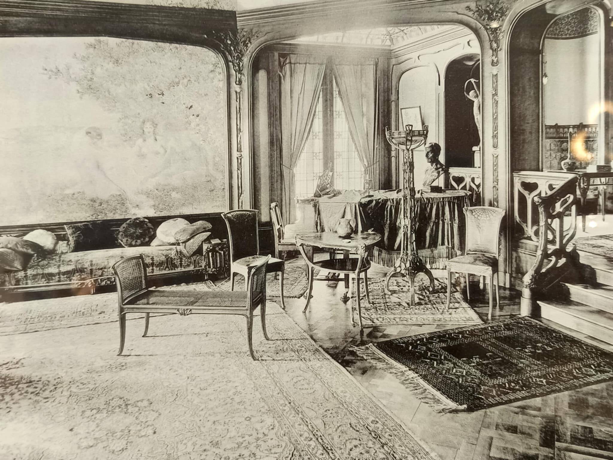 Art Nouveau illustration frames, 1910