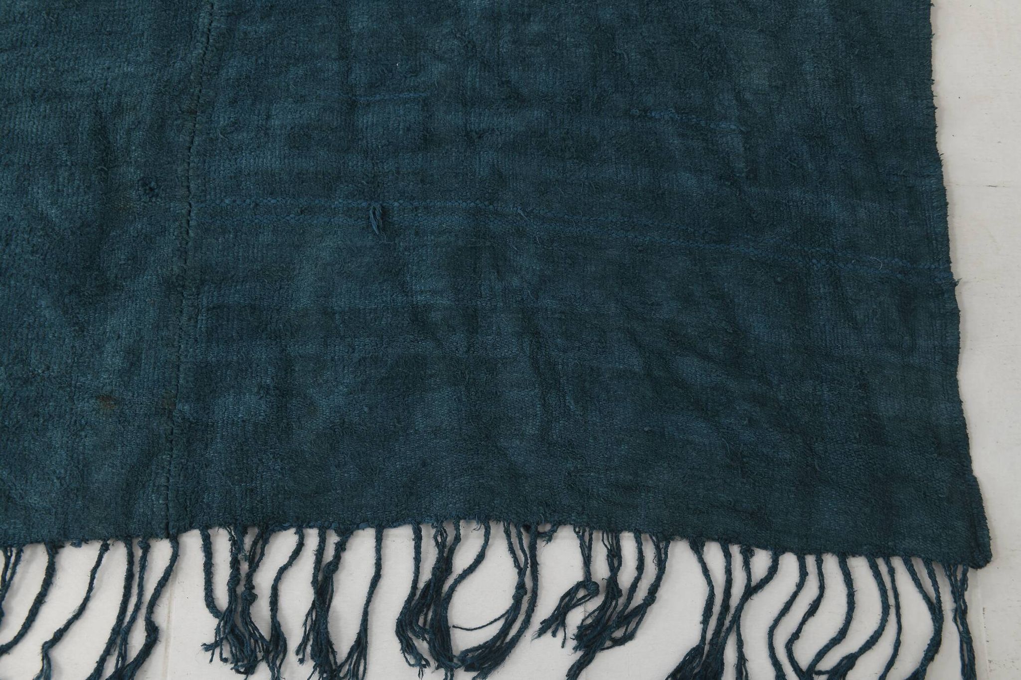 5x8 Midnight Blue Anatolian Turkish Kilim Rug, 157x230 Cm