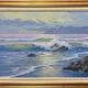 Tableau HST Marine "Wave Effect" by Roig with frame (+ certificate)