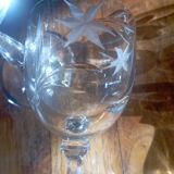 6 port glasses in hand-cut crystal