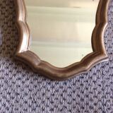 Miroir en bois doré
