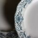 A set of 6 flat plates Terre de Fer Bleu Verdun HBC.