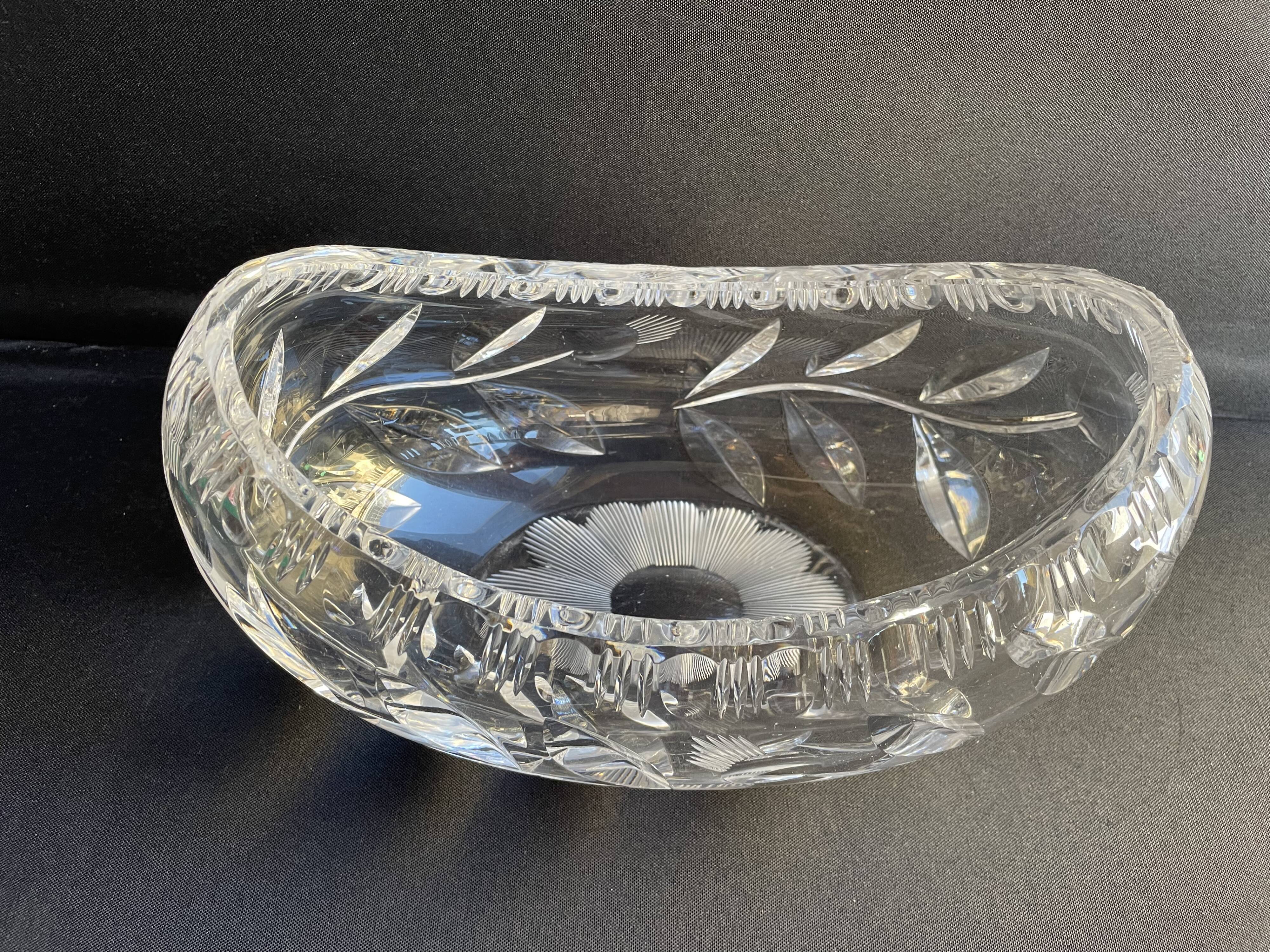 1629 Table planter - Modern mid-century - Hand-cut crystal