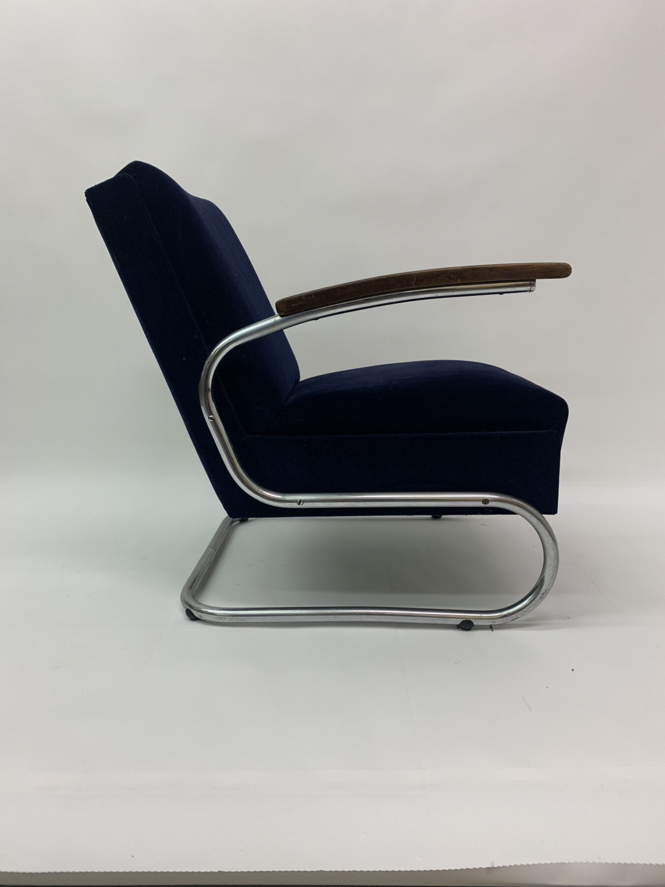 Bauhaus chrome armchair type s-411 by W. Gispen for Mücke Melder 1930