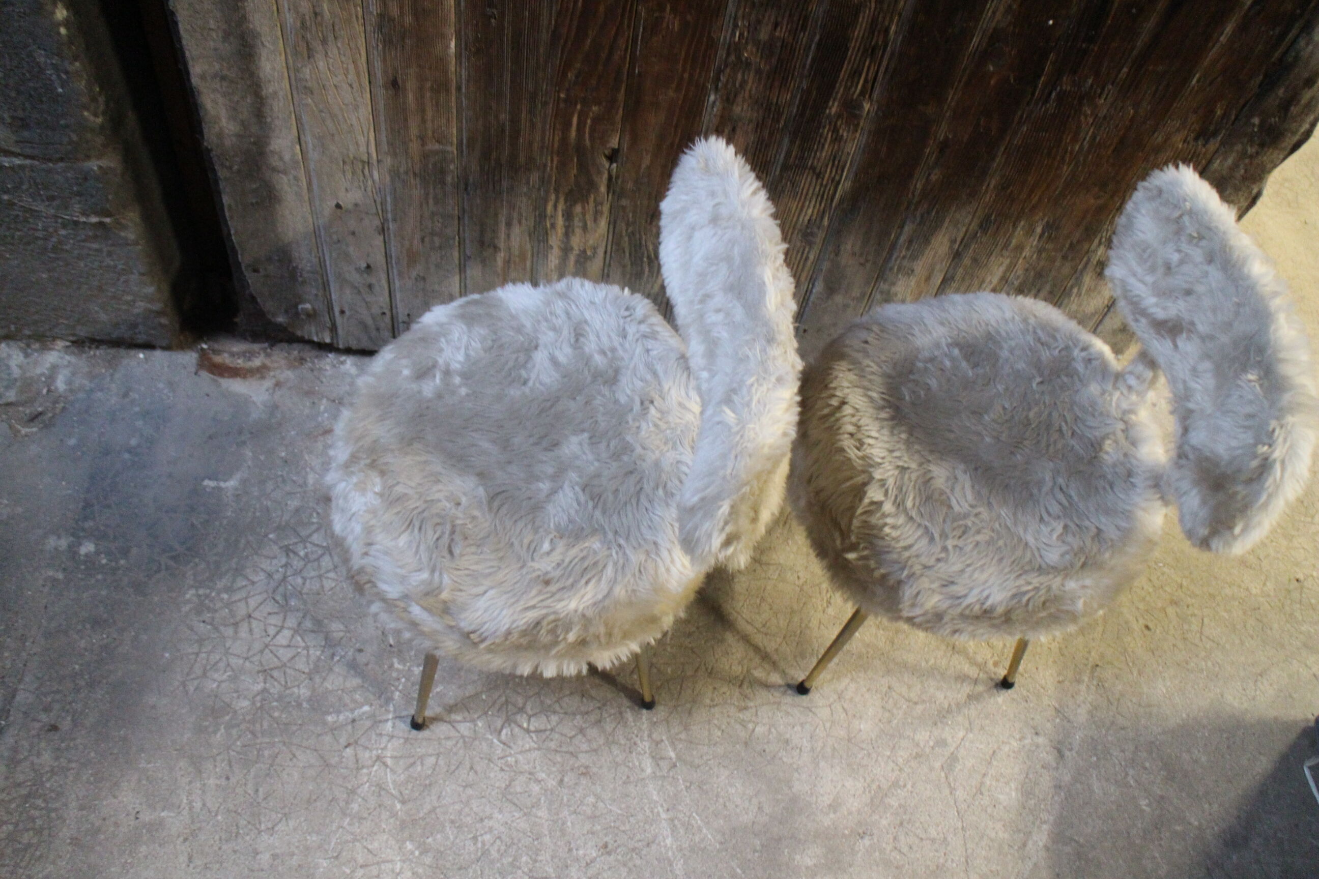 Pair of moumoute chairs