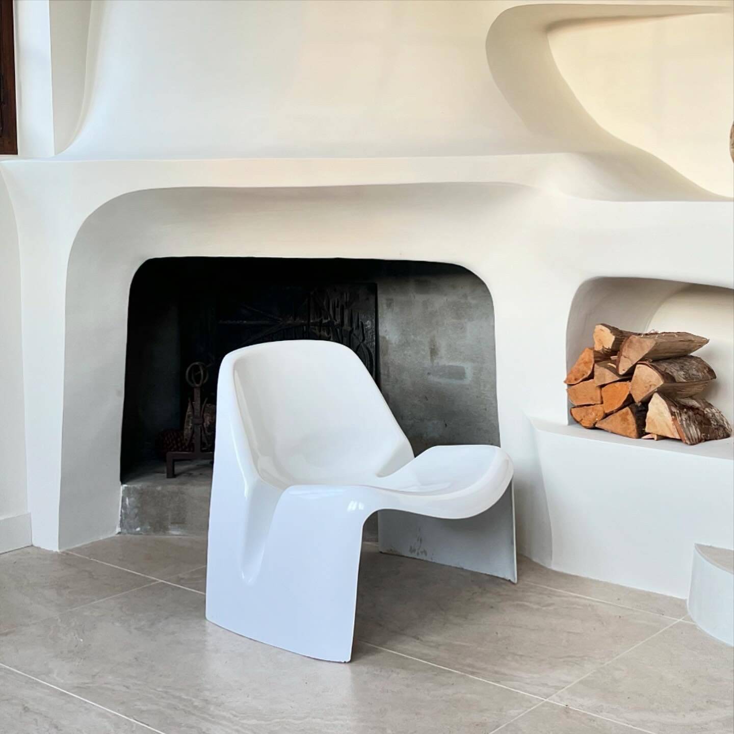 Luigi Colani fiberglass armchair