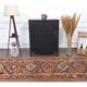 1970s Vintage Turkish Hand-Knotted Wool Cotton Orange Runner Rug 104x338