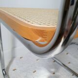 Pair of B32 Marcel Breuer cane chairs