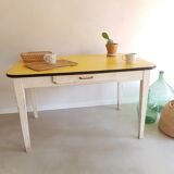 60s kitchen table in wood and formica