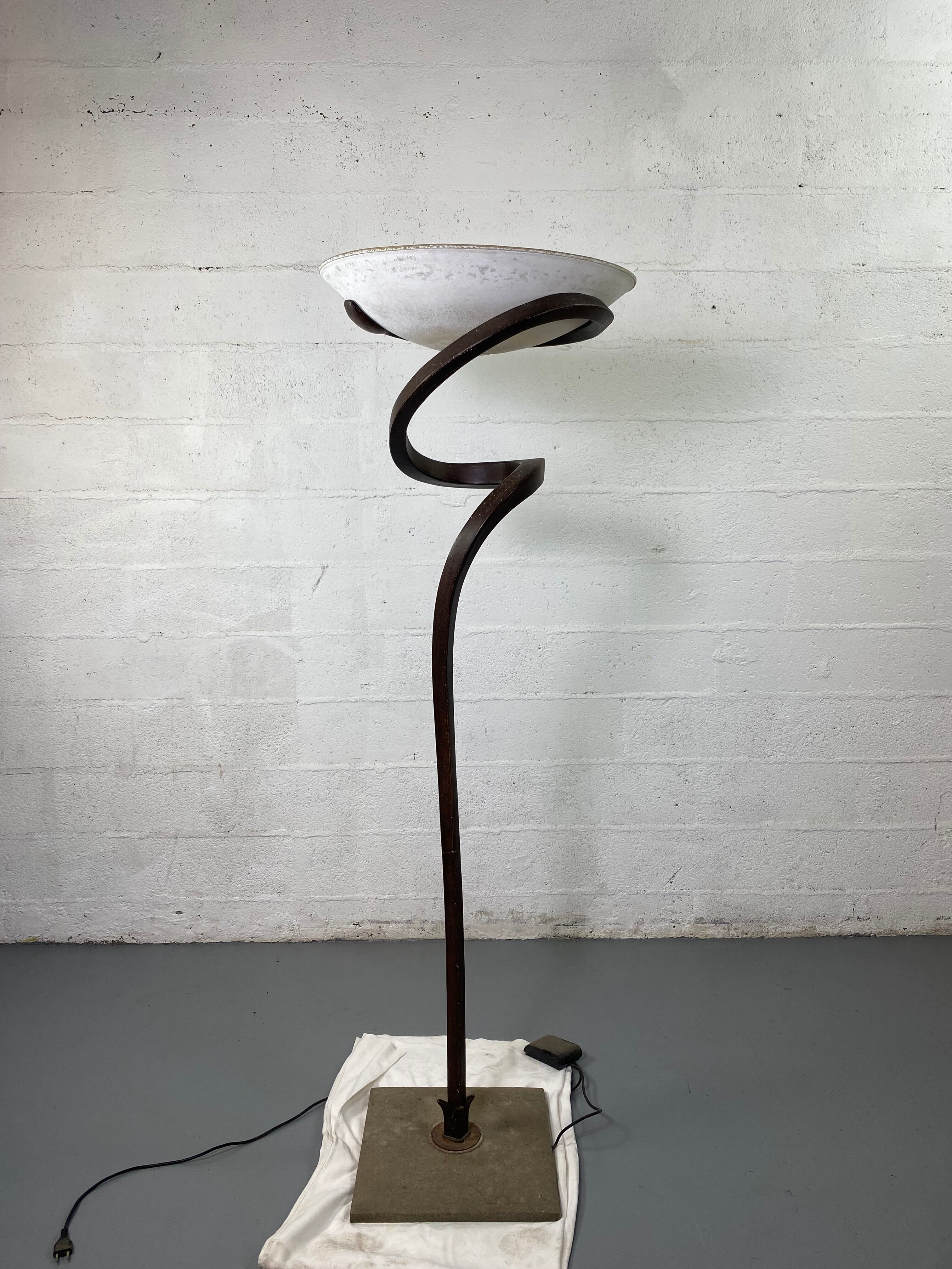 Floor lamp "Alfea" Scavo Enzo CIAMPALINI for Lamp International in Murano glass- 1970