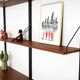 Teak shelving unit, Danish design, 1960s, production: Denmark