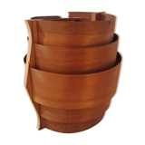 Scandinavian style wood hanging lamp design Hans Agne Jackobsson
