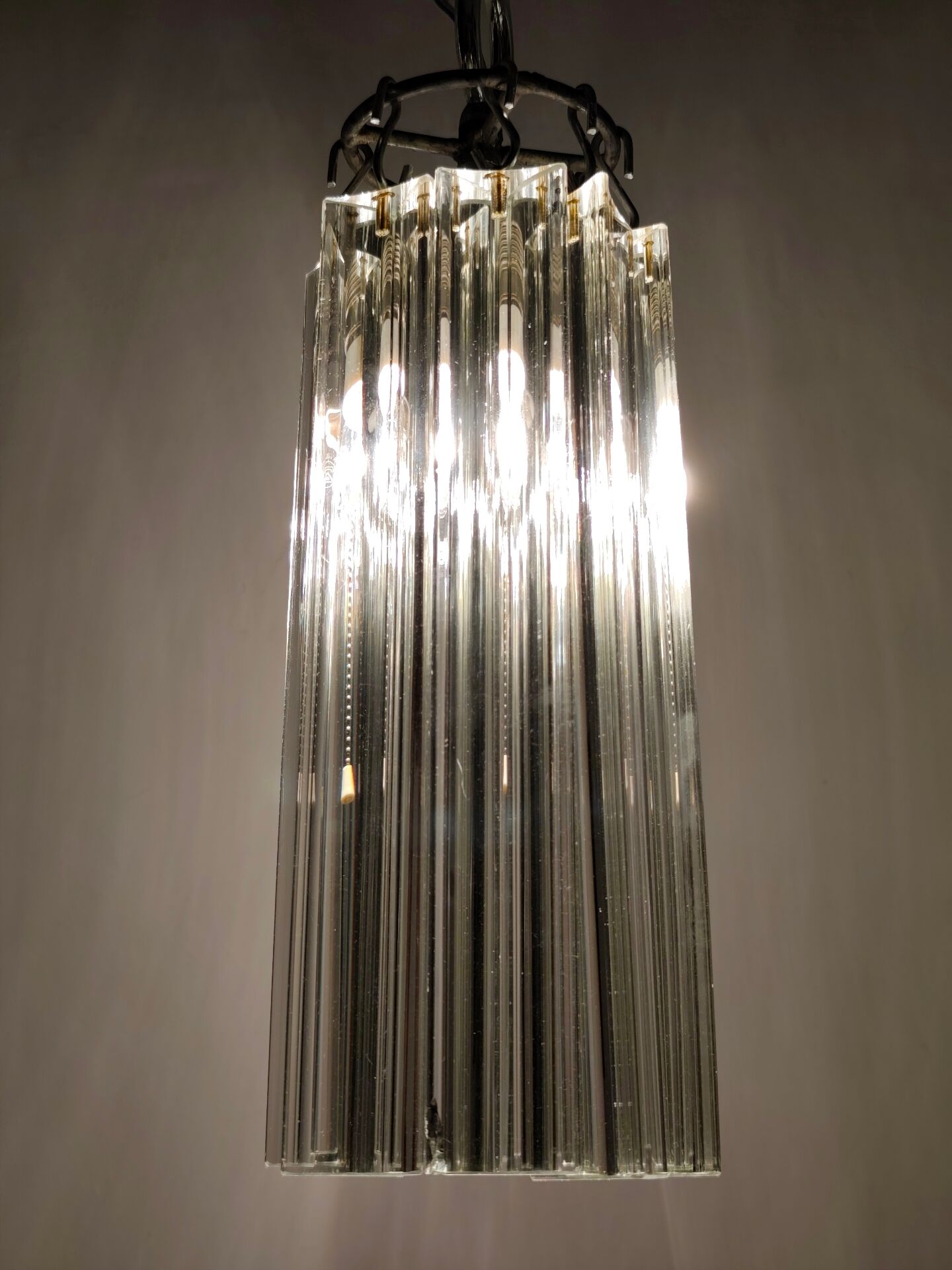 Suspension en cristal. Espagne, années 1960