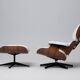 Fauteuil lounge et ottoman Herman Miller Charles & Ray Eames