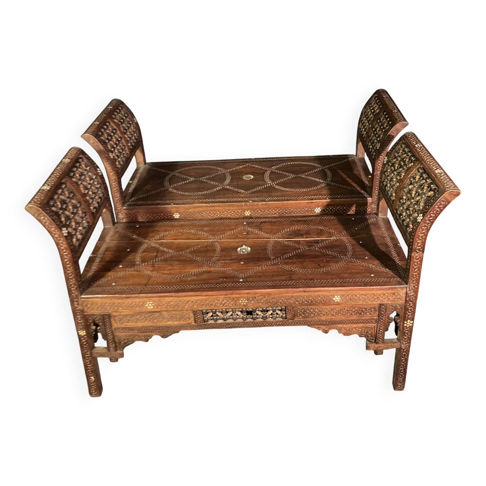 Paire de banquettes Syriennes