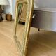 Antique gilded carved mirror - antique glass - vintage - Louis XVI
