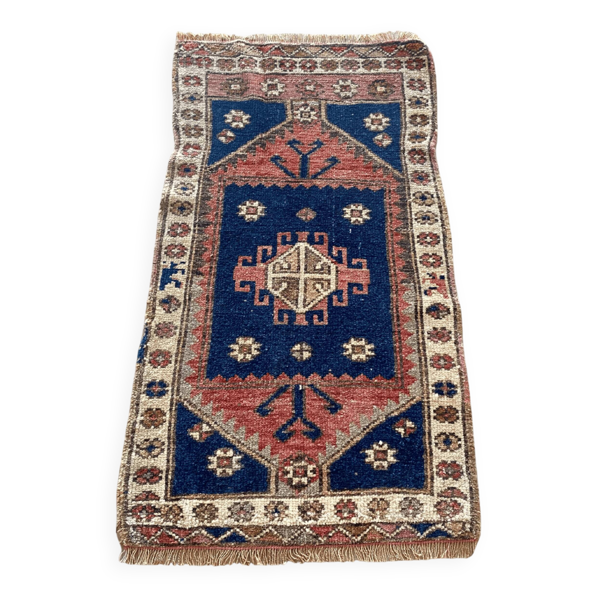 Small rug 2x3, vintage rug, turkish rug, mini rug, hand knotted rug