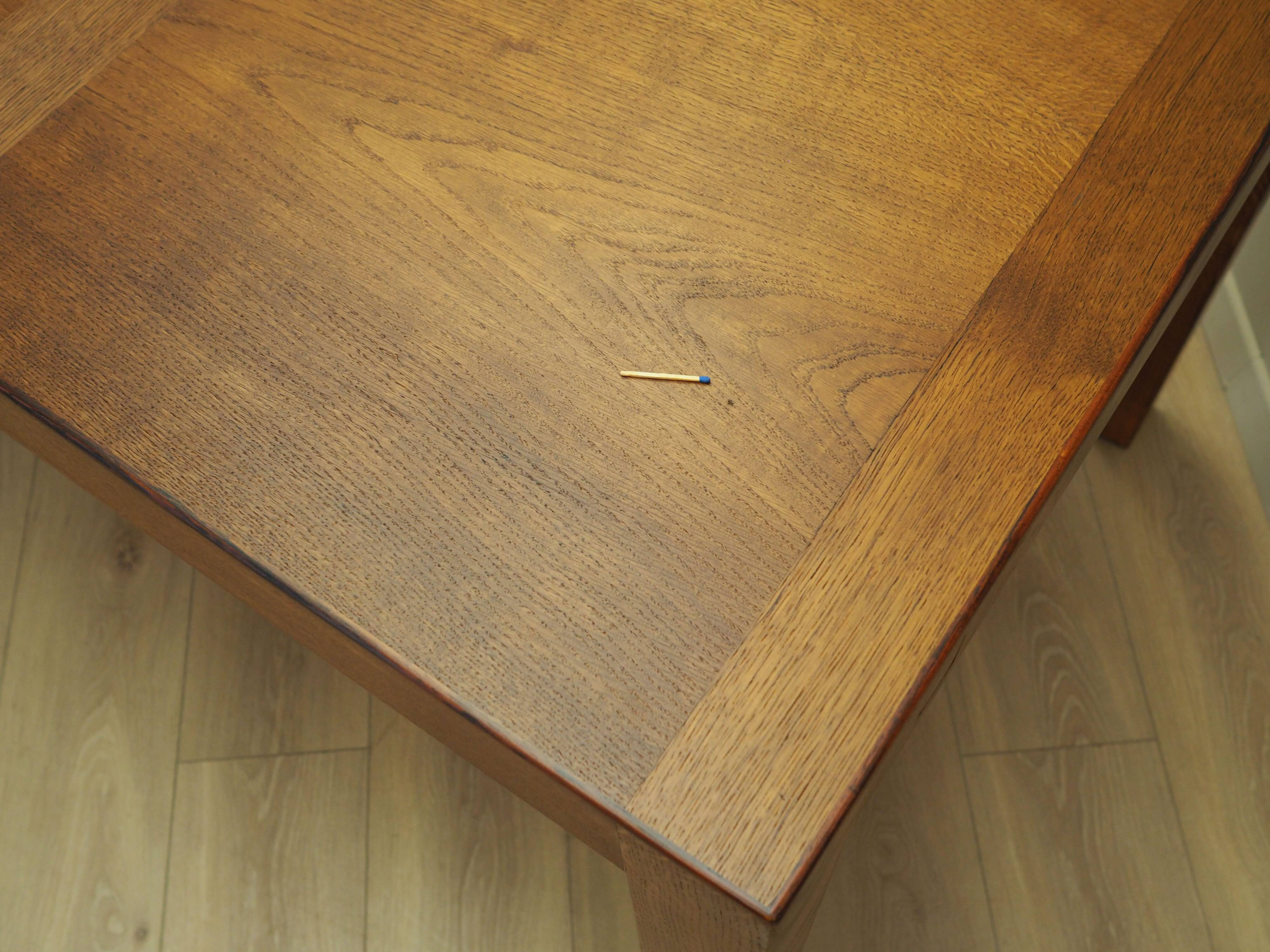 Oak table, Danish design, 1970s, production: Denmark