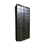 Furniture with 20 strafor industrial lockers