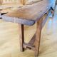 Large 19th century church bench