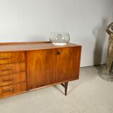 Vintage teak row
