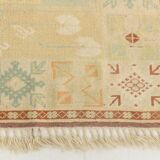 6x9 Terracotta & Cream Vintage Persian Rug, 199x290Cm