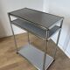 Table d’appoint USM Haller en Argent Mat