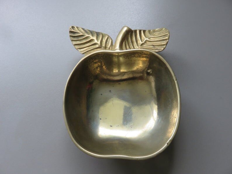 Brass "apple" ashtray 60 70 years