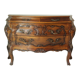 Louis XV style walnut tomb chest of drawers, 20th century