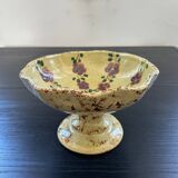 Fruit bowl with floral decoration