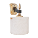Wall sconce style vintage empire perspex granulated