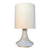 Grande lampe de table avec base en verre illuminée de Glashütte Limburg, années 1960.