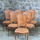 Set of 6 regency chairs