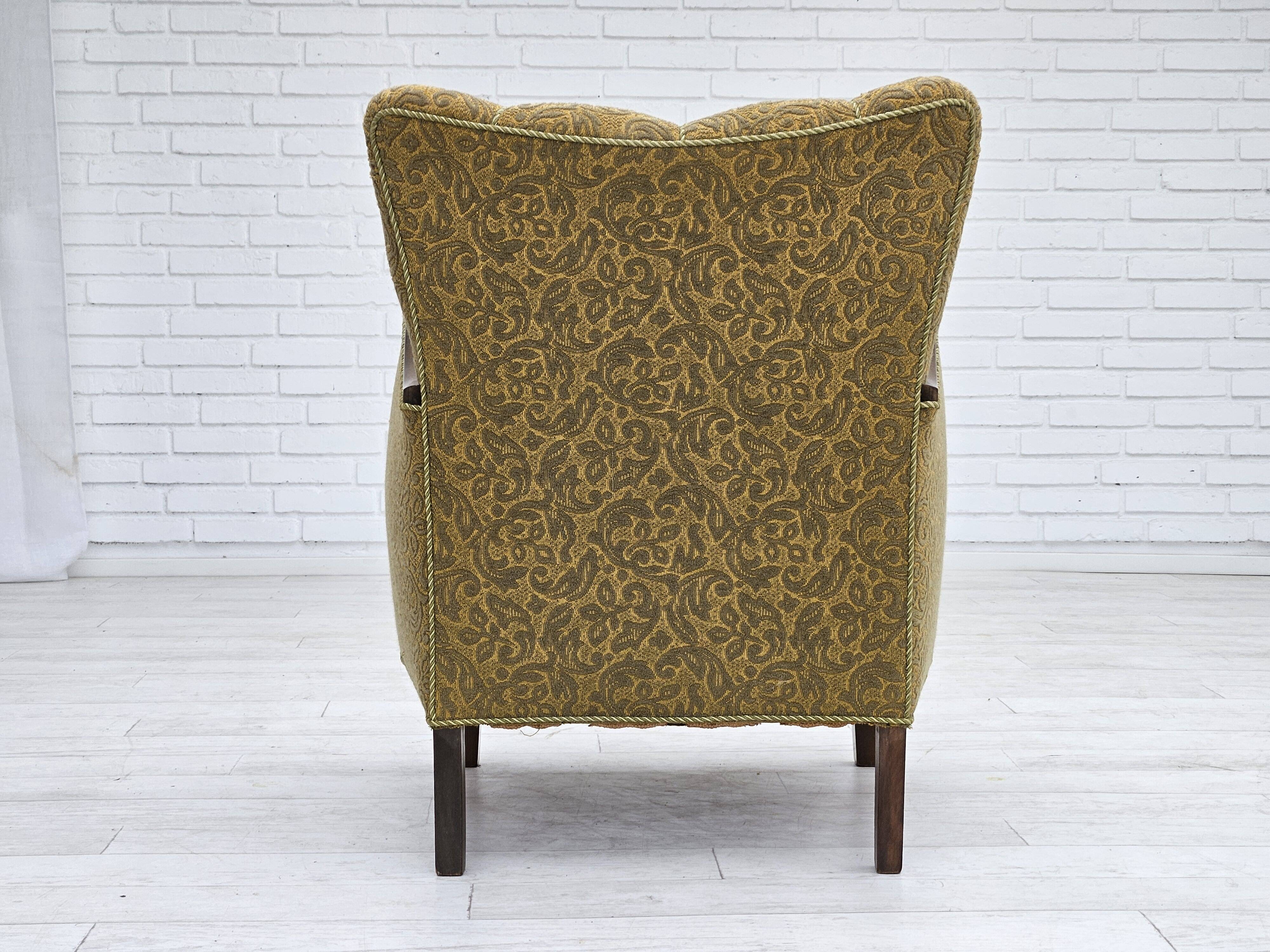 Années 1950-60, design danois, fauteuil, très bon état d'origine.