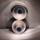 Pair of "Teti" wall lights Vico Magistretti, Artemide