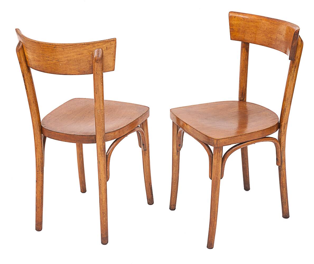 Set of 6 bistro chairs, 1920