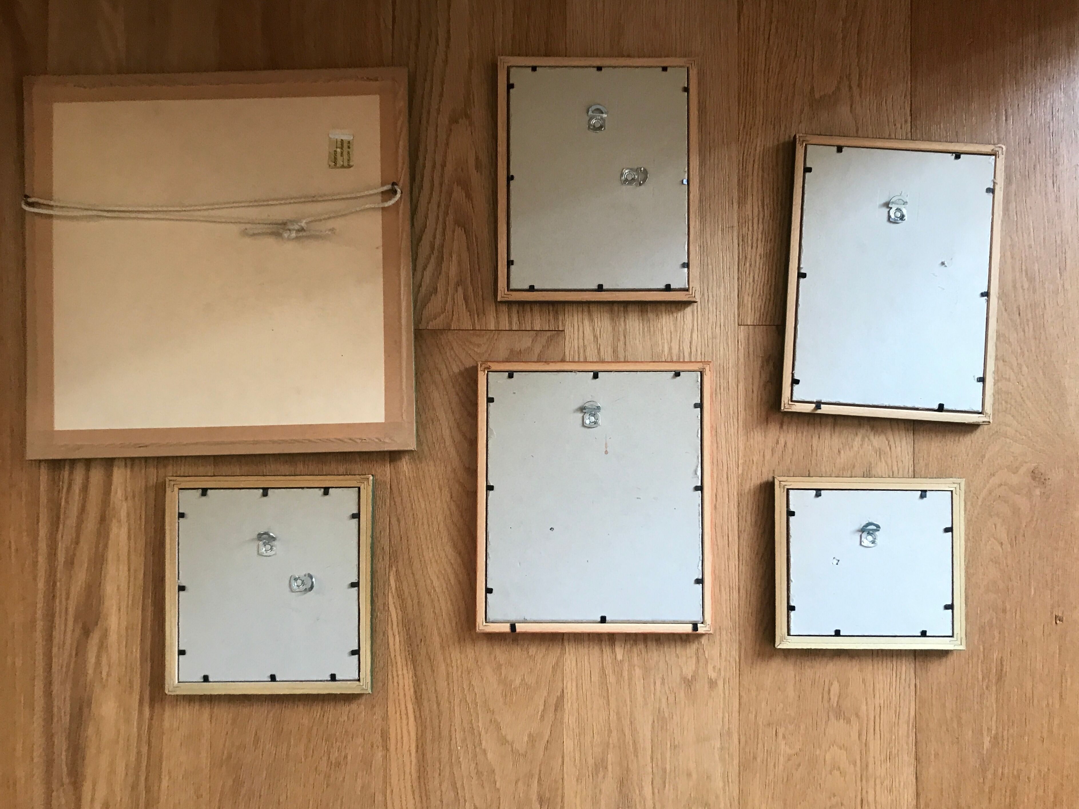 Lot of 6 old vegetable images