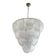 Contemporary Diamanted Trasparent “Petals” Murano Glass Chandelier by Simoe