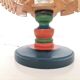 Mid century wooden bedside table lamp 1960