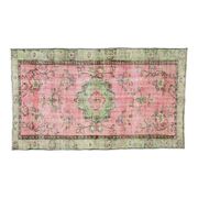 Anatolian handmade vintage rug 257 cm x 151 cm