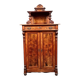 Cabinet époque Biedermeier En Noyer Et Ronce époque XIXeme