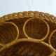Old bottles and glasses holder wicker vintage aperitif