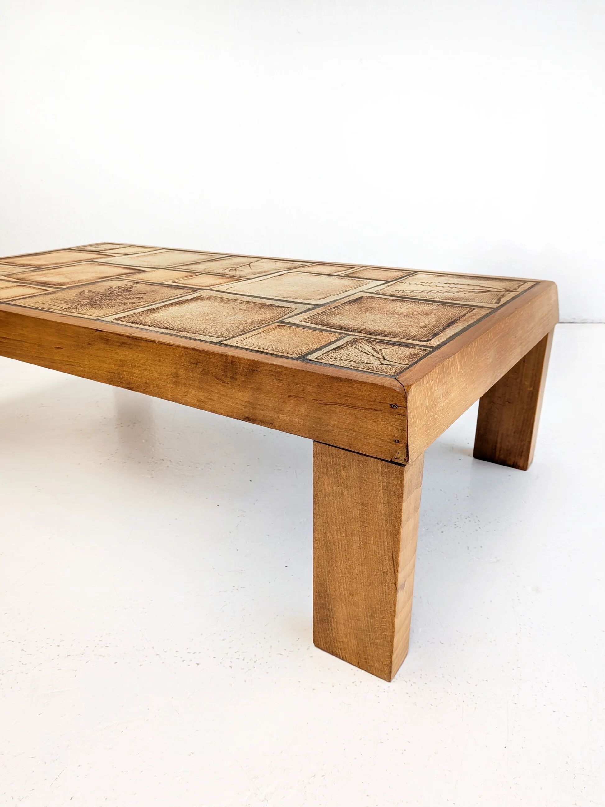 Ceramic tile coffee table 1960s
