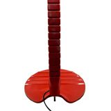 Elio Martinelli, Flex Calotta mod. Lampe de table/bureau 660 rouge vif, Martinelli Luce Italie, 1972