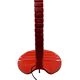 Elio Martinelli, Flex Calotta mod. 660 bright red table / desk lamp, Martinelli Luce Italy, 1972